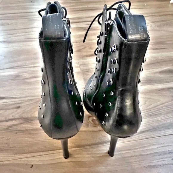 Dr. Martens Black Studded Ankle Boots - Picture 10 of 16